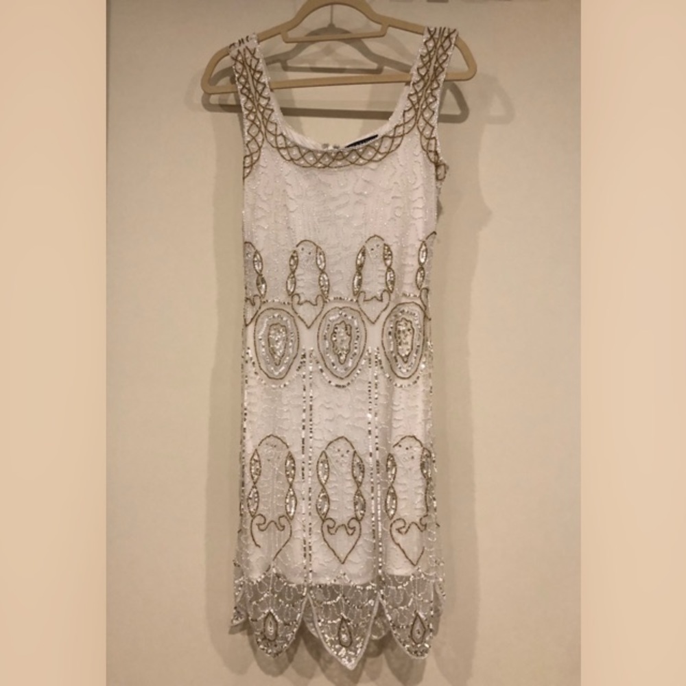 Marina beaded formal dress